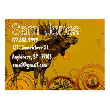 Orignaux vintages cartes de visite personnelles