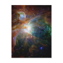 Orion nebula NASA orange starry sky Postcards