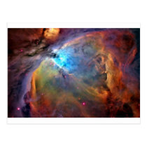 orion nebula space galaxy postcards