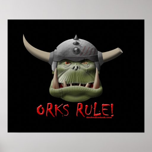 Orks Rule! Print