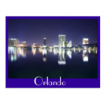 Orlando, Florida at night as seen from Lake Eola Post Cards