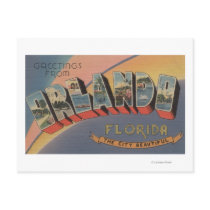 Orlando, Florida - Large Letter Scenes 2 Postcard