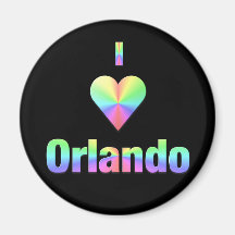 Orlando -- Pastels Refrigerator Magnets