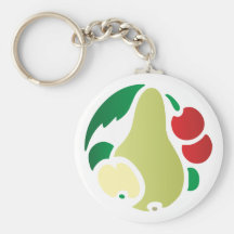Ornament Art Deco Birne pear Schlüsselband