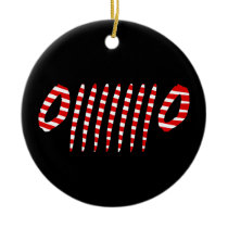 Ornament-candy cane grille-custom background