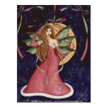 Ornament Faerie by Dawn Obrecht Post Cards