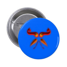 Ornament Glas glass Anstecknadelbutton