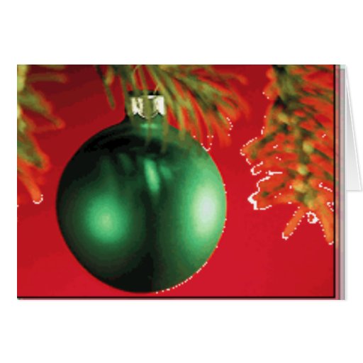 ornament in snow cards