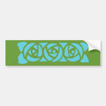 Ornament Jugendstil Art Nouveau Auto Sticker