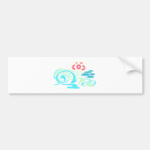 Ornament Jugendstil Art Nouveau Auto Sticker