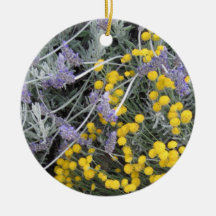 Ornament: Lavender and Santolina