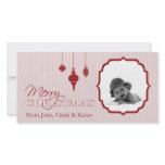 Ornament Merry Christmas Photo Card
