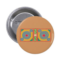 Ornament Mexiko Mexico Anstecknadelbutton