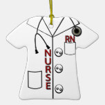 ORNAMENT - RN NURSE with STETHOSCOPE