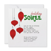 Ornament Soiree Personalized Invites
