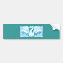 Ornament Vogel bird Jugendstil Art Nouveau Autosticker