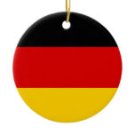 Ornament with flag of Germany
