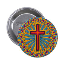 ORNAMENTAL CROSS BUTTON