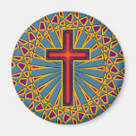 ORNAMENTAL CROSS REFRIGERATOR MAGNETS