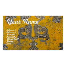Ornamental Gold - Business Card / Visitienkarte Visitenkarten