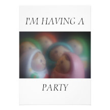 Ornamental Russian  Dolls I'm Having A Party Custom Invites