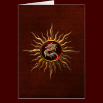 Ornamental Sun Dragon cards