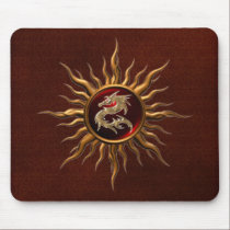 Ornamental Sun Dragon mousepads