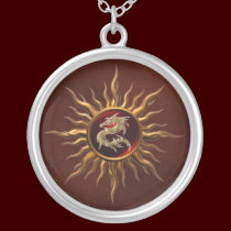 Ornamental Sun Dragon necklaces