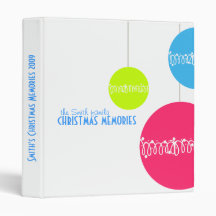 Ornaments Memory Album 3 Ring Binder