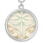 ornate art nouveau style abstract pattern jewelry