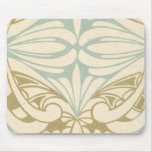 ornate art nouveau style abstract pattern mousepad
