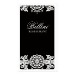 Ornate Black Design business cards
