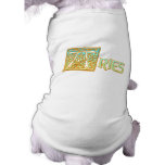 Ornate Blue and Gold Aries pet clothing