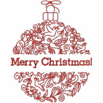 Ornate Christmas Ball Ornament Decoration