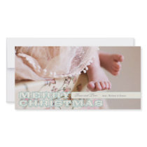 Ornate Christmas Greetings: Holiday Photo Card