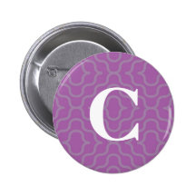 Ornate Contemporary Monogram - Letter C Pins