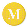 Ornate Contemporary Monogram - Letter M Magnet
