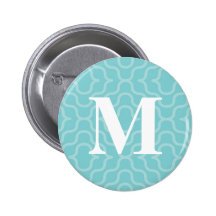 Ornate Contemporary Monogram - Letter M Pins