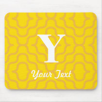 Ornate Contemporary Monogram - Letter Y Mouse Mats