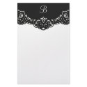 Ornate Customizable Monogram stationary stationery