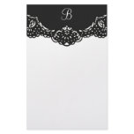 Ornate Customizable Monogram stationary stationery