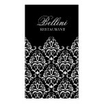 Ornate Elegant Damask Business Card Design business cards