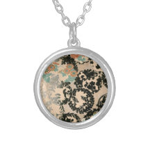 Ornate Floral Pattern Custom Jewelry