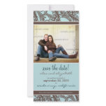Ornate Floral Save the Date Announcement
