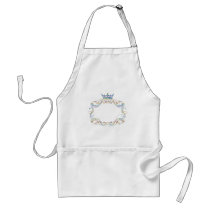 Ornate  Frame Medallion with Crown Apron