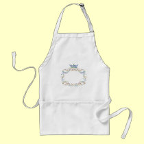 Ornate  Frame Medallion with Crown aprons