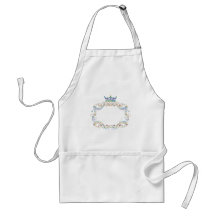 Ornate  Frame Medallion with Crown Apron