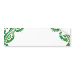 Ornate Hindu Indian Invitation Card bumper stickers