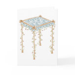 Ornate Jewish Wedding Canopy Greeting Cards