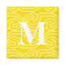 Ornate Knotwork Monogram - Letter M Refrigerator Magnet